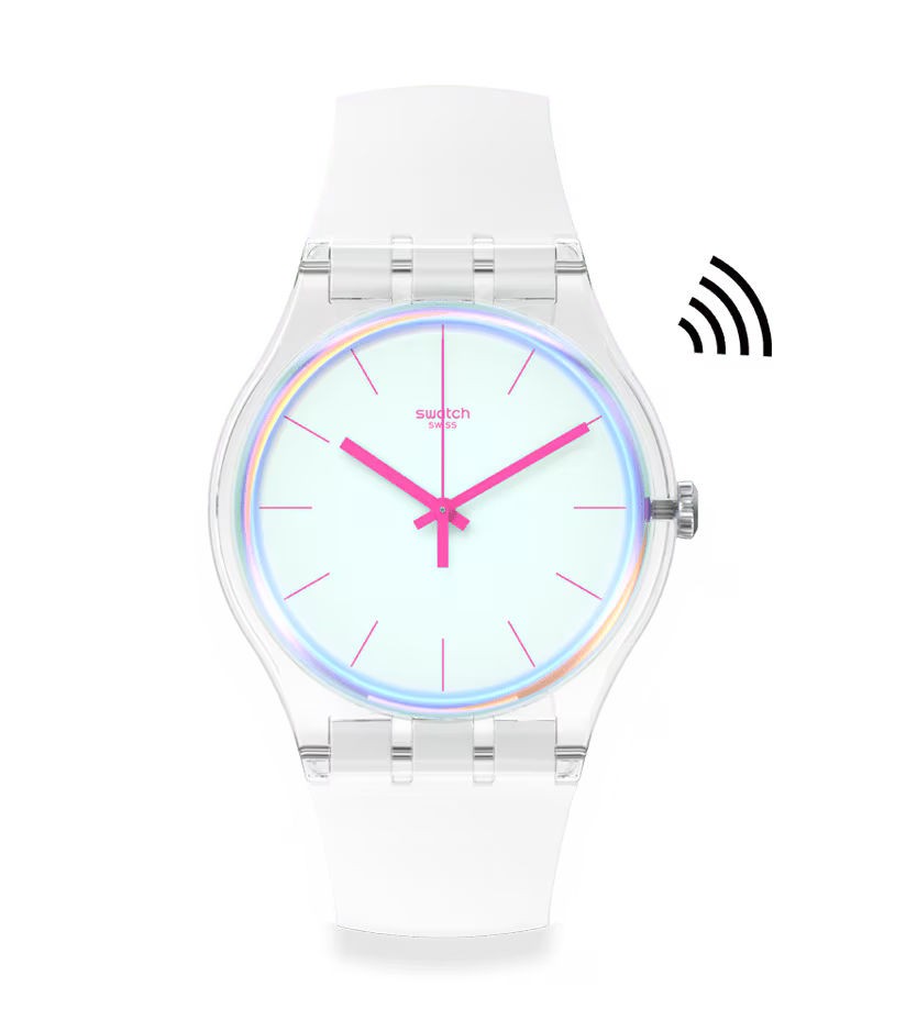 SWATCH POLAWHITE PAY! 41MM SO29K116-5300