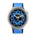 SWATCH BIG BOLD IRONY AZURE BLUE DAZE 47MM SB07S106