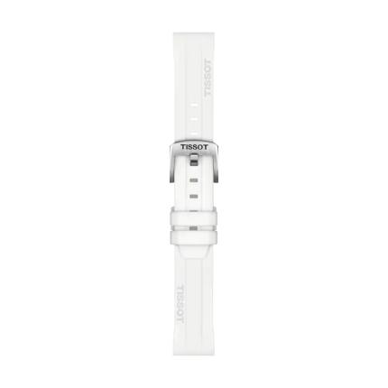 CORREA DE SILICONA BLANCA OFICIAL TISSOT 18 MM T603047457