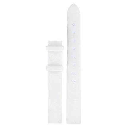 CORREA BLANCA TISSOT OFICIAL SIN HEBILLA 12 MM T610014601