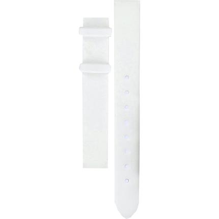 CORREA BLANCA TISSOT OFICIAL SIN HEBILLA 12 MM T610014601