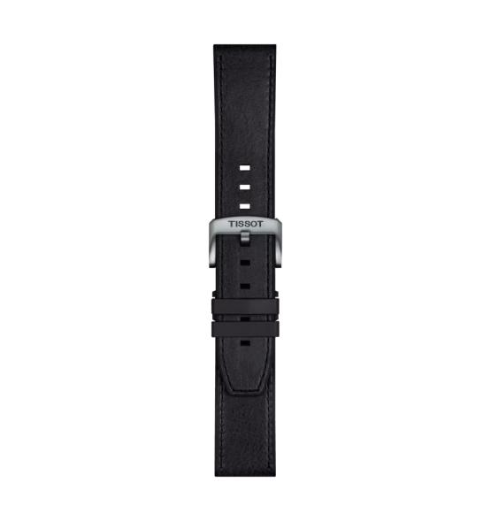 CORREA DE PIEL NEGRA TISSOT OFICIAL 23 MM T852047779