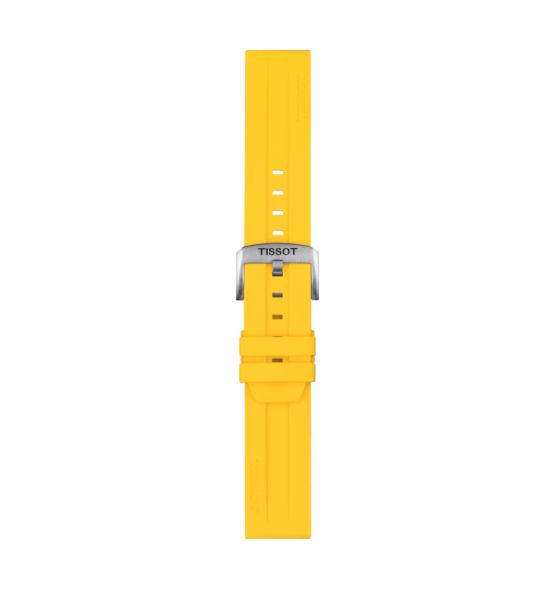 CORREA DE SILICONA AMARILLA TISSOT OFICIAL 22 MM T852047916