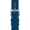 CORREA DE SILICONA AZUL TISSOT OFICIAL 22 MM T852047175