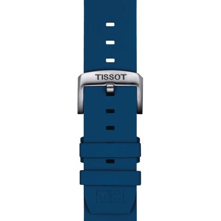 CORREA DE SILICONA AZUL TISSOT OFICIAL 22 MM T852047175