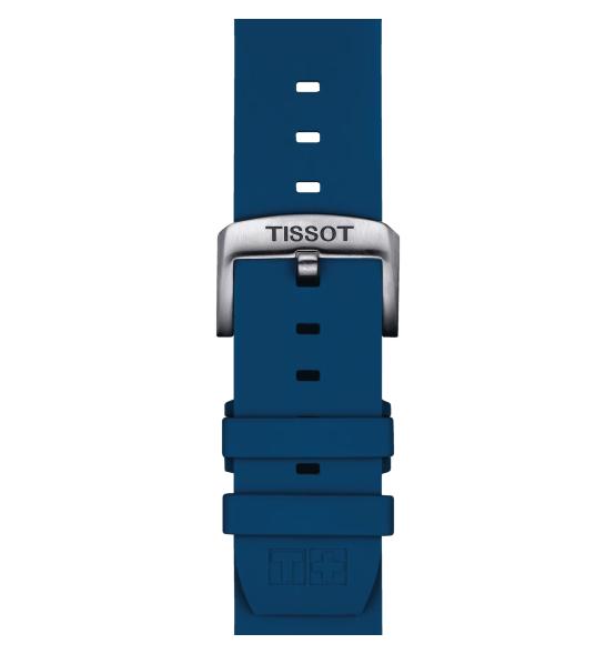 CORREA DE SILICONA AZUL TISSOT OFICIAL 22 MM T852047175