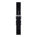 CORREA DE SILICONA NEGRA TISSOT OFICIAL 22 MM T852047179