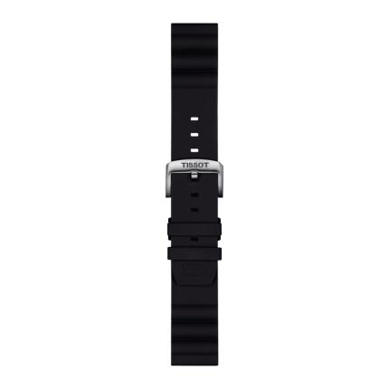 CORREA DE SILICONA NEGRA TISSOT OFICIAL 22 MM T852047179