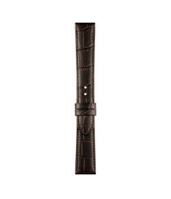 CORREA MARRÓN PIEL OFICIAL TISSOT SIN HEBILLA 18 MM T610042815