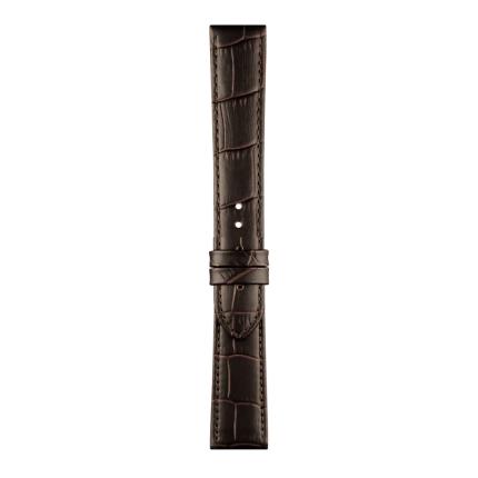 CORREA MARRÓN PIEL OFICIAL TISSOT SIN HEBILLA 18 MM T610042815