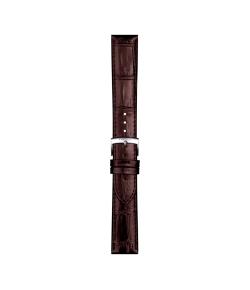 CORREA MARRÓN DE PIEL OFICIAL TISSOT 20 MM T852043013