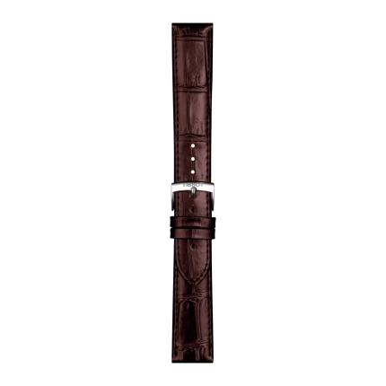 CORREA MARRÓN DE PIEL OFICIAL TISSOT 20 MM T852043013