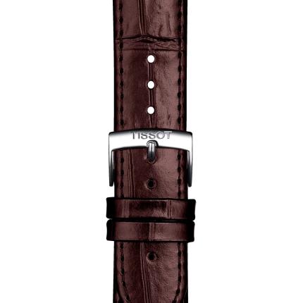 CORREA MARRÓN DE PIEL OFICIAL TISSOT 20 MM T852043013