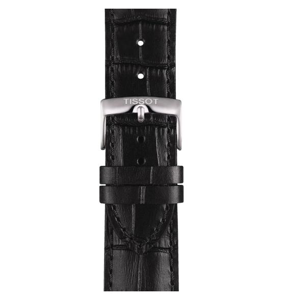 CORREA NEGRA DE PIEL OFICIAL TISSOT 22 MM T852041653