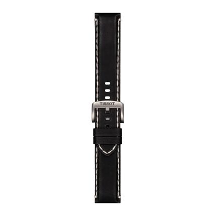 CORREA NEGRA DE PIEL OFICIAL TISSOT 22 MM T852044982