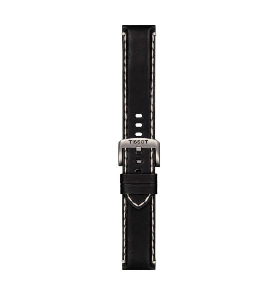 CORREA NEGRA DE PIEL OFICIAL TISSOT 22 MM T852044982