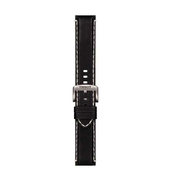 CORREA NEGRA DE PIEL OFICIAL TISSOT 22 MM T852044982