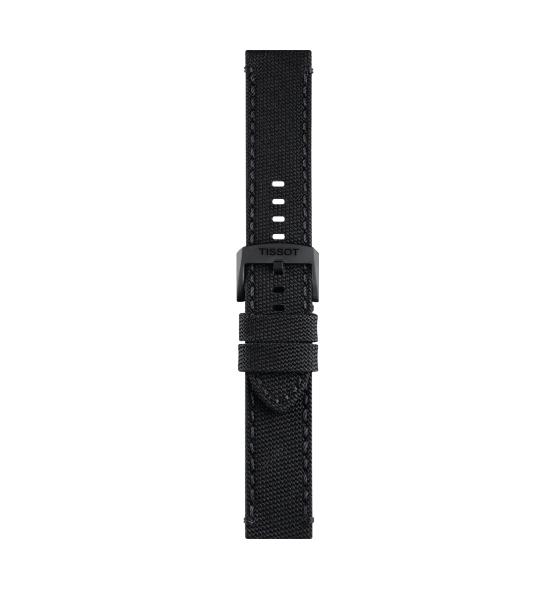 CORREA NEGRA DE TELA OFICIAL TISSOT 22 MM T852044936