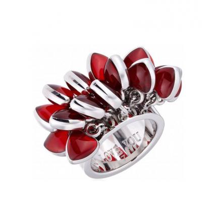 LOVE EXPLOSION RING S/S RED JRR016-9