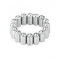 LUSTRO RING STEEL CRYSTAL JRM015-7