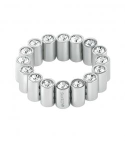 LUSTRO RING STEEL CRYSTAL JRM015-7