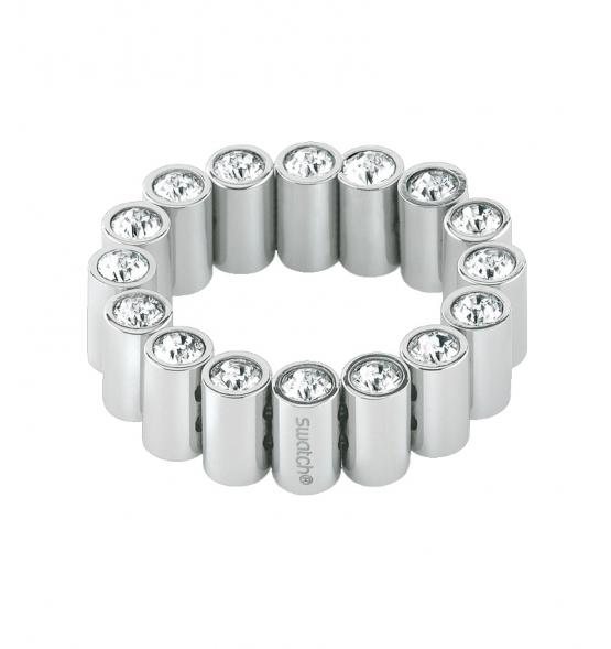 LUSTRO RING STEEL CRYSTAL JRM015-7