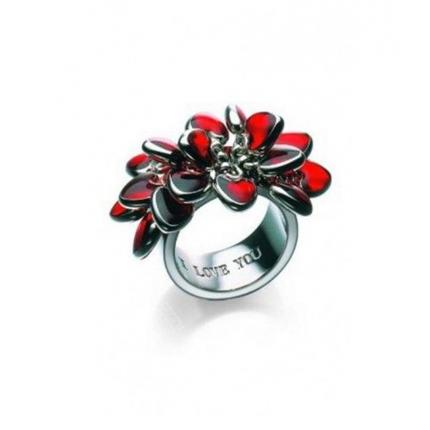 LOVE EXPLOSION RING S/S RED JRR016-9