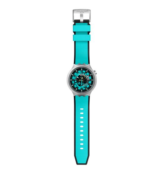 SWATCH BIG BOLD IRONY MINT TRIM 47MM SB07S111