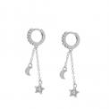 MISURA EARRINGS NOTTE SILVER PEN1152