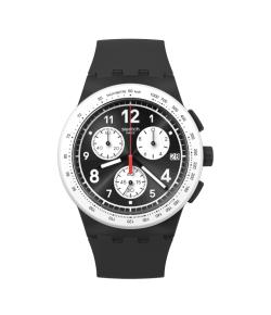 SWATCH CHRONO PLASTIC NOTHING BASIC ABOUT BLACK 42MM SUSB420