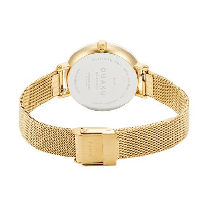 OBAKU LILJE GOLD 32MM V299LXGWMG-EJBGW