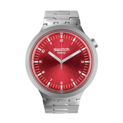 SWATCH BIG BOLD IRONY SCARLET SHIMMER 47MM SB07S104G