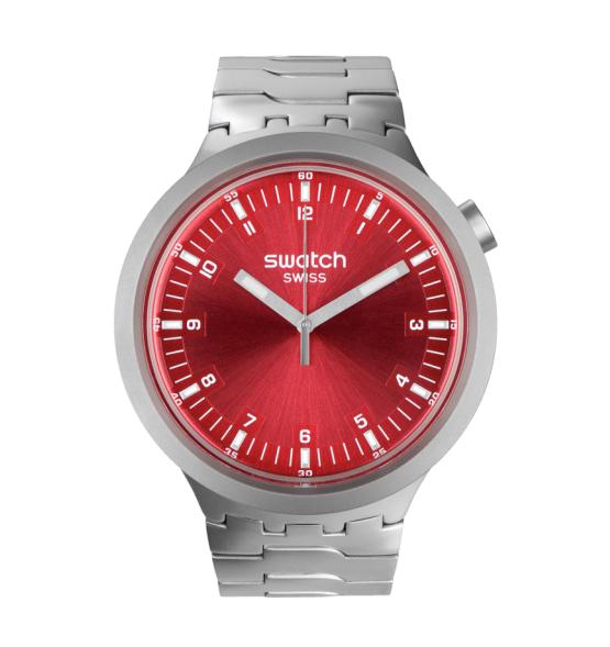 SWATCH BIG BOLD IRONY SCARLET SHIMMER 47MM SB07S104G