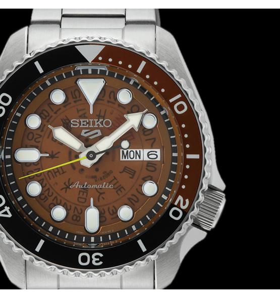 SEIKO 5 SPORTS STYLE SKX TRANSLUCIDA MARRÓN SRPJ47K1 42.50MM