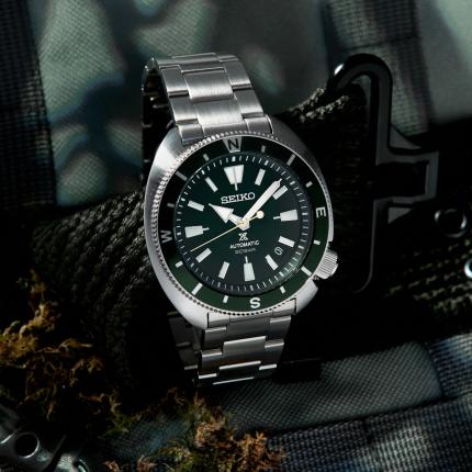 ✨Reloj Seiko Prospex Tierra Tortuga automático esfera verde, SRPH15K1.