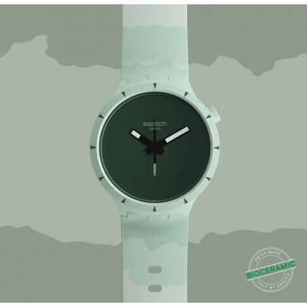 SWATCH BIG BOLD BIOCERAMIC FOREST 47MM SB03G100