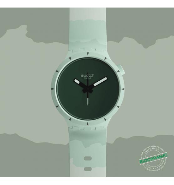 SWATCH BIG BOLD BIOCERAMIC FOREST 47MM SB03G100