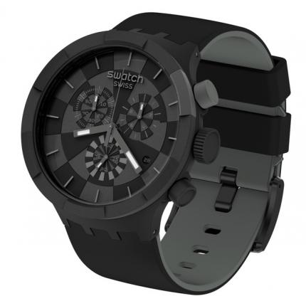 SWATCH BIG BOLD CHRONO CHECKPOINT BLACK 47MM SB02B400