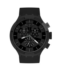 SWATCH BIG BOLD CHRONO CHECKPOINT BLACK 47MM SB02B400