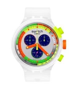 SWATCH BIG BOLD CHRONO NEON JELLY 47MM SB02K100