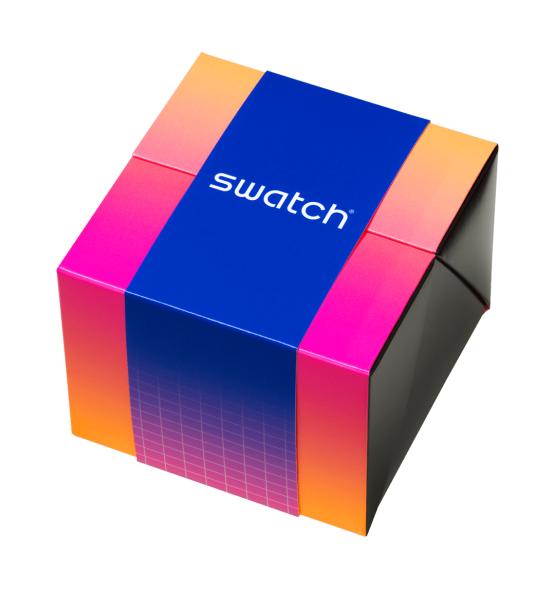SWATCH BIG BOLD CHRONO NEON PARTY TO THE MAX PAY! 47 MM