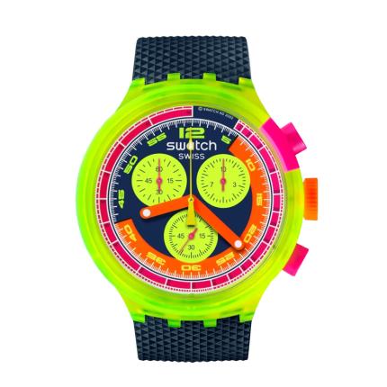 SWATCH BIG BOLD CHRONO NEON TO THE MAX 41MM SB06J100