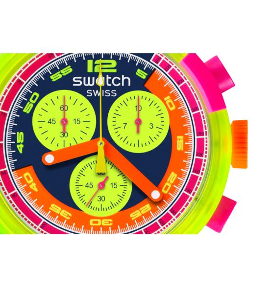 SWATCH BIG BOLD CHRONO NEON TO THE MAX 41MM SB06J100