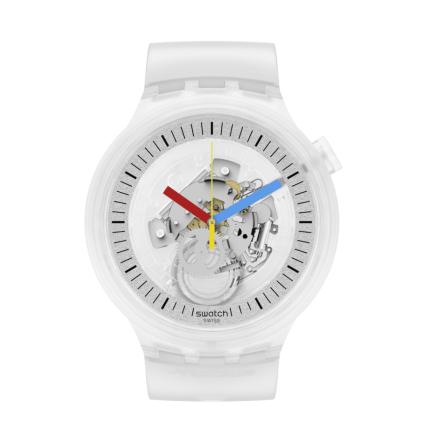SWATCH BIG BOLD CLEARLY BOLD 47MM SB01K100