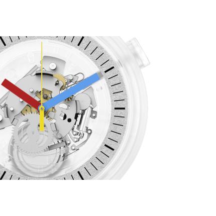 SWATCH BIG BOLD CLEARLY BOLD 47MM SB01K100