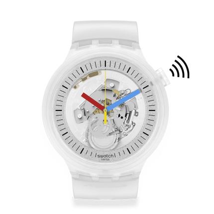 SWATCH BIG BOLD CLEARLY PAY! 47 MM