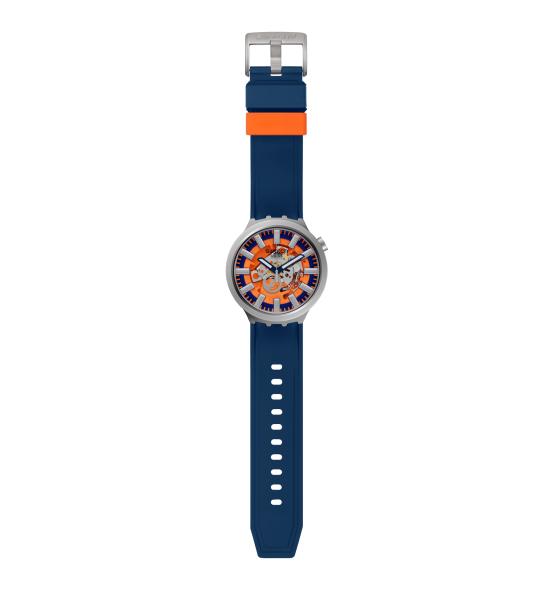 SWATCH BIG BOLD IRONY ORANGE IN THE WORKS 47MM SB07S114