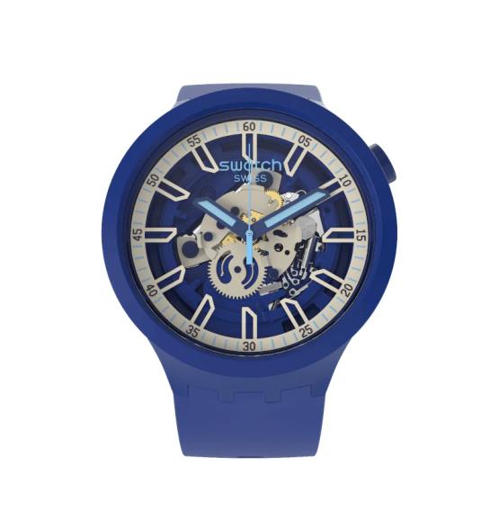 SWATCH BIG BOLD ISWATCH BLUE 47MM SB01N102