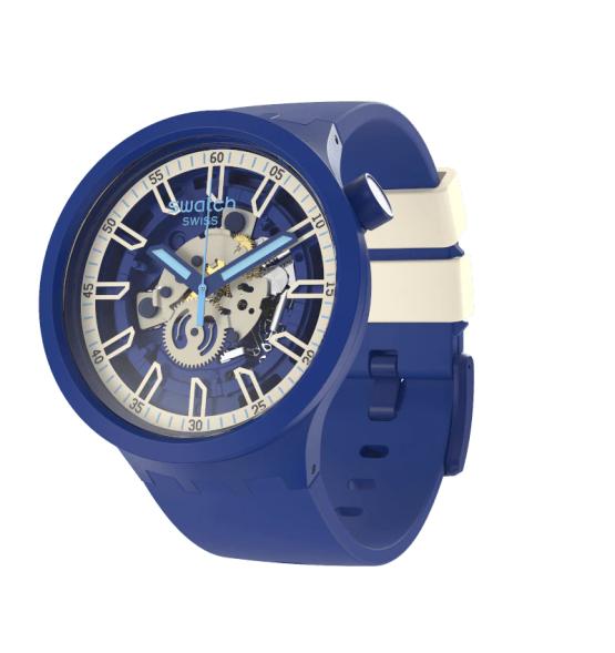 SWATCH BIG BOLD ISWATCH BLUE 47MM SB01N102