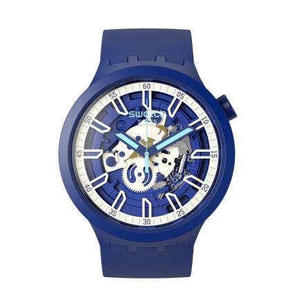 SWATCH BIG BOLD ISWATCH BLUE 47MM SB01N102